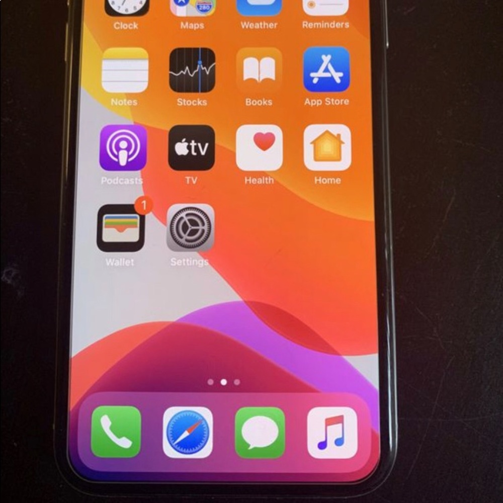 Apple IPhone X 64GB silver